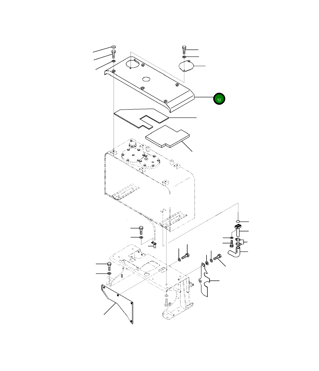 Крышка 423-60-51251 Komatsu