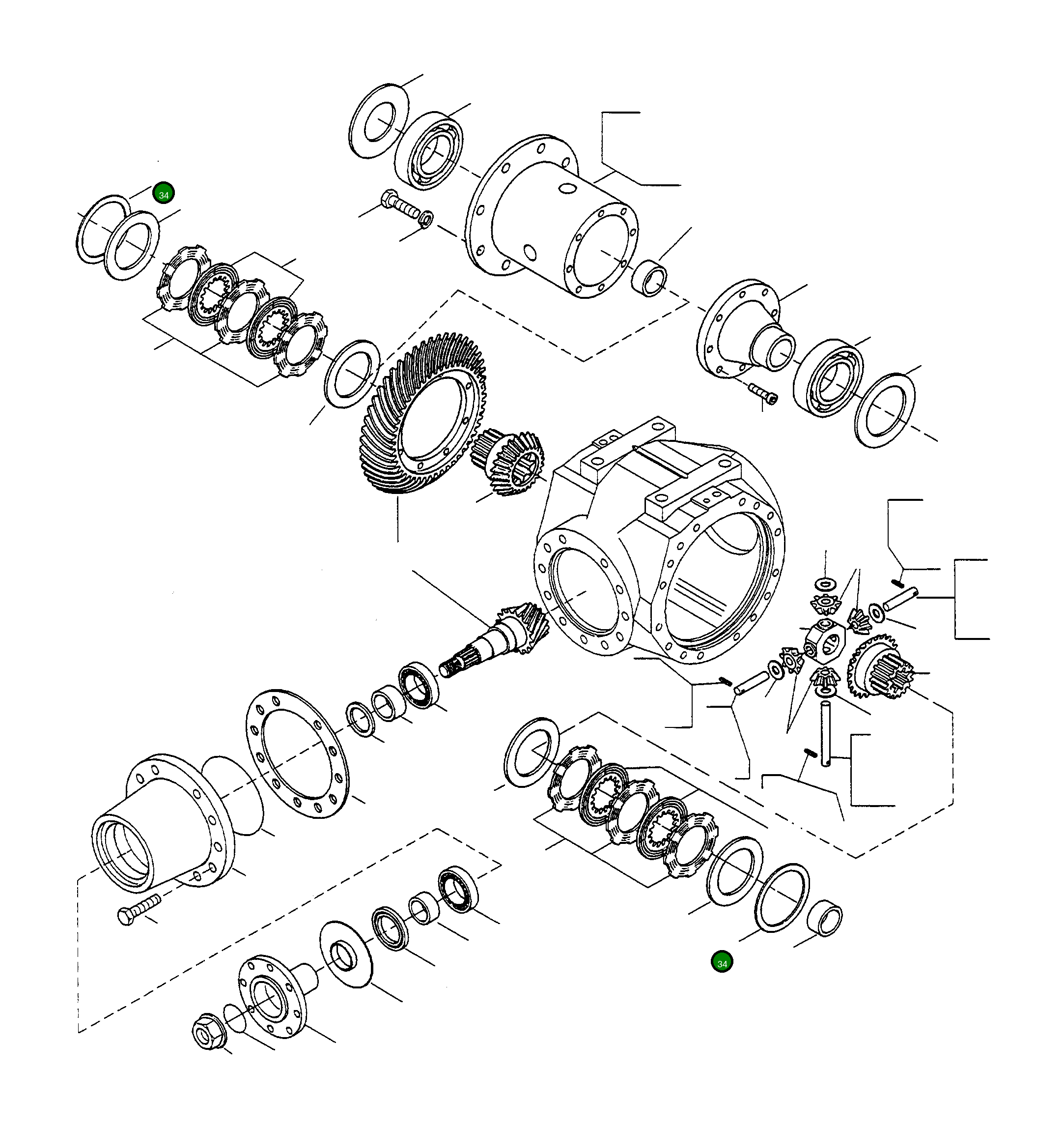 Кольцо 4919009M1 Komatsu