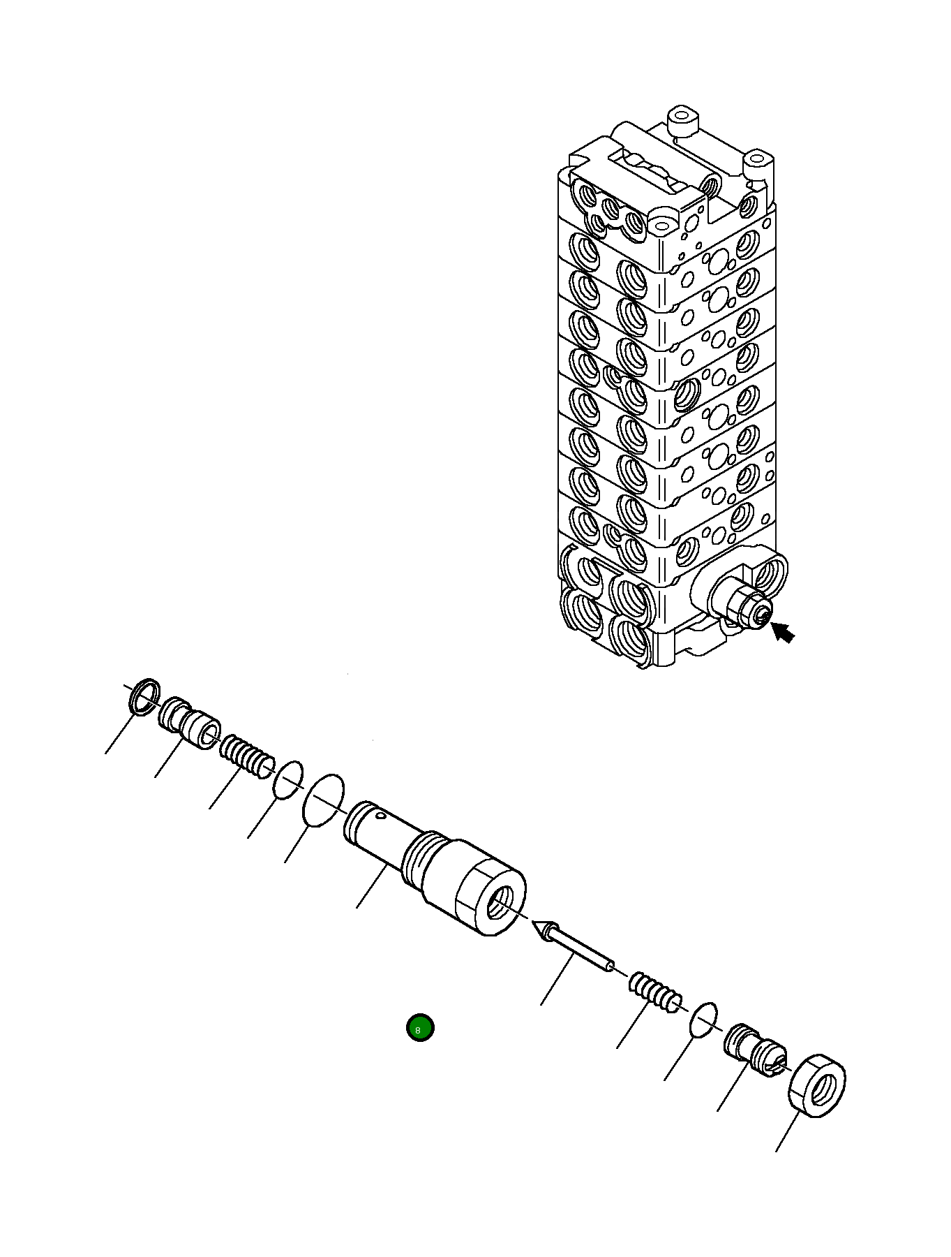 Кольцо уплотнительное (O-Ring) 890001637  Komatsu