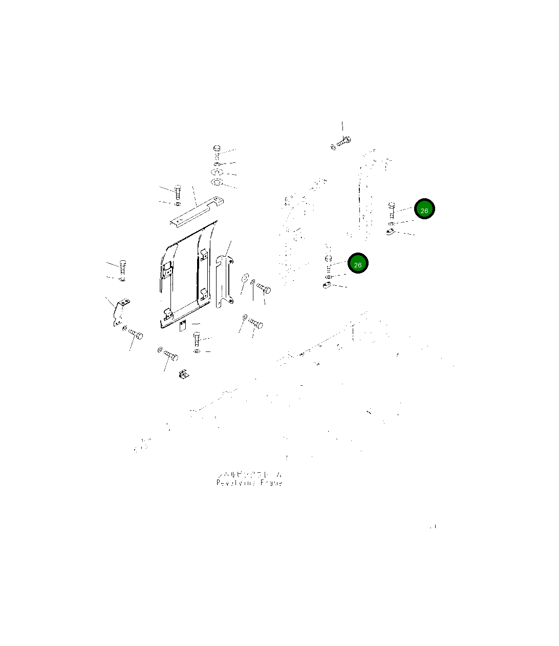Болт 2A6-54-11660 Komatsu