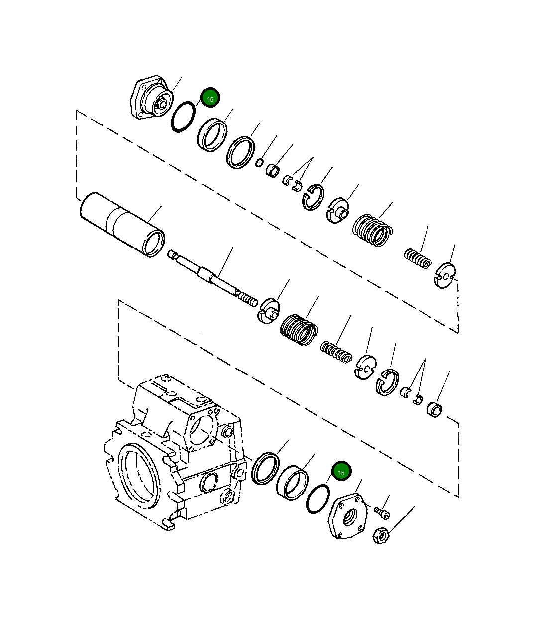 Кольцо уплотнительное (O-Ring) 1440 324 H1 Komatsu