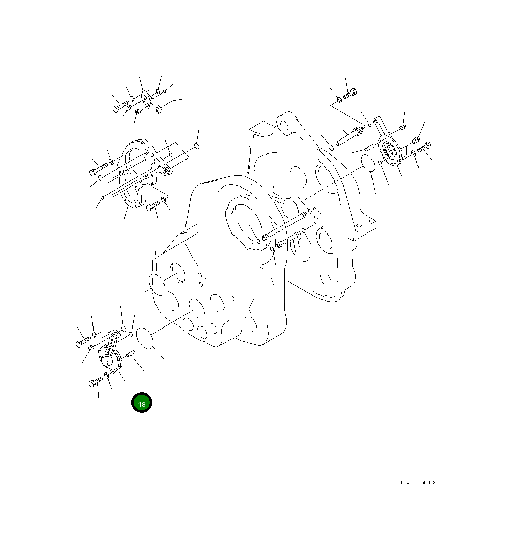 Крышка 176-76-62230 Komatsu