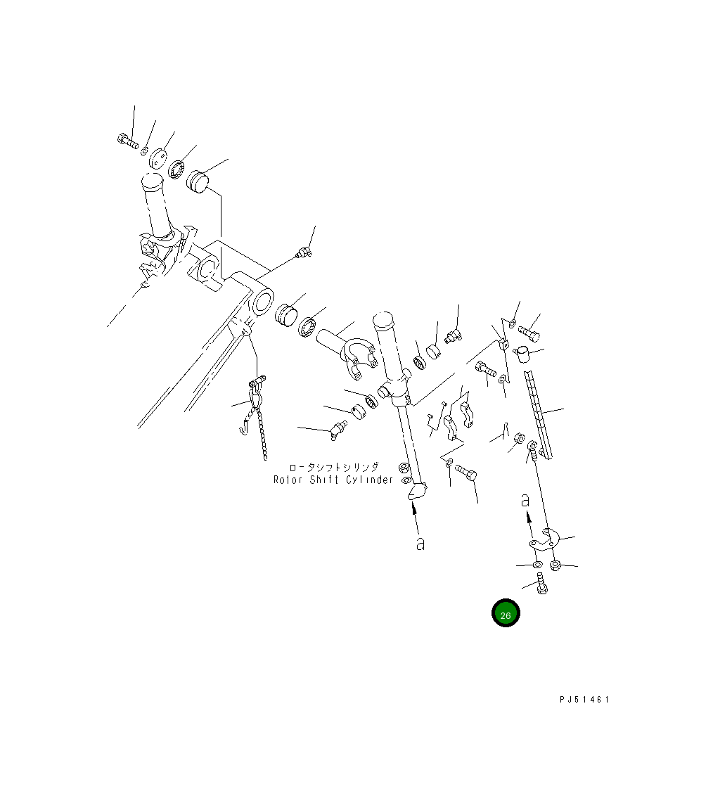 Болт 01011-52200 Komatsu