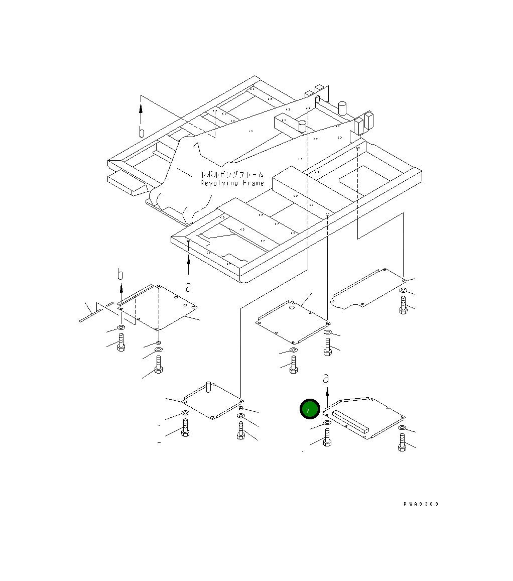 Крышка 203-54-62514 Komatsu