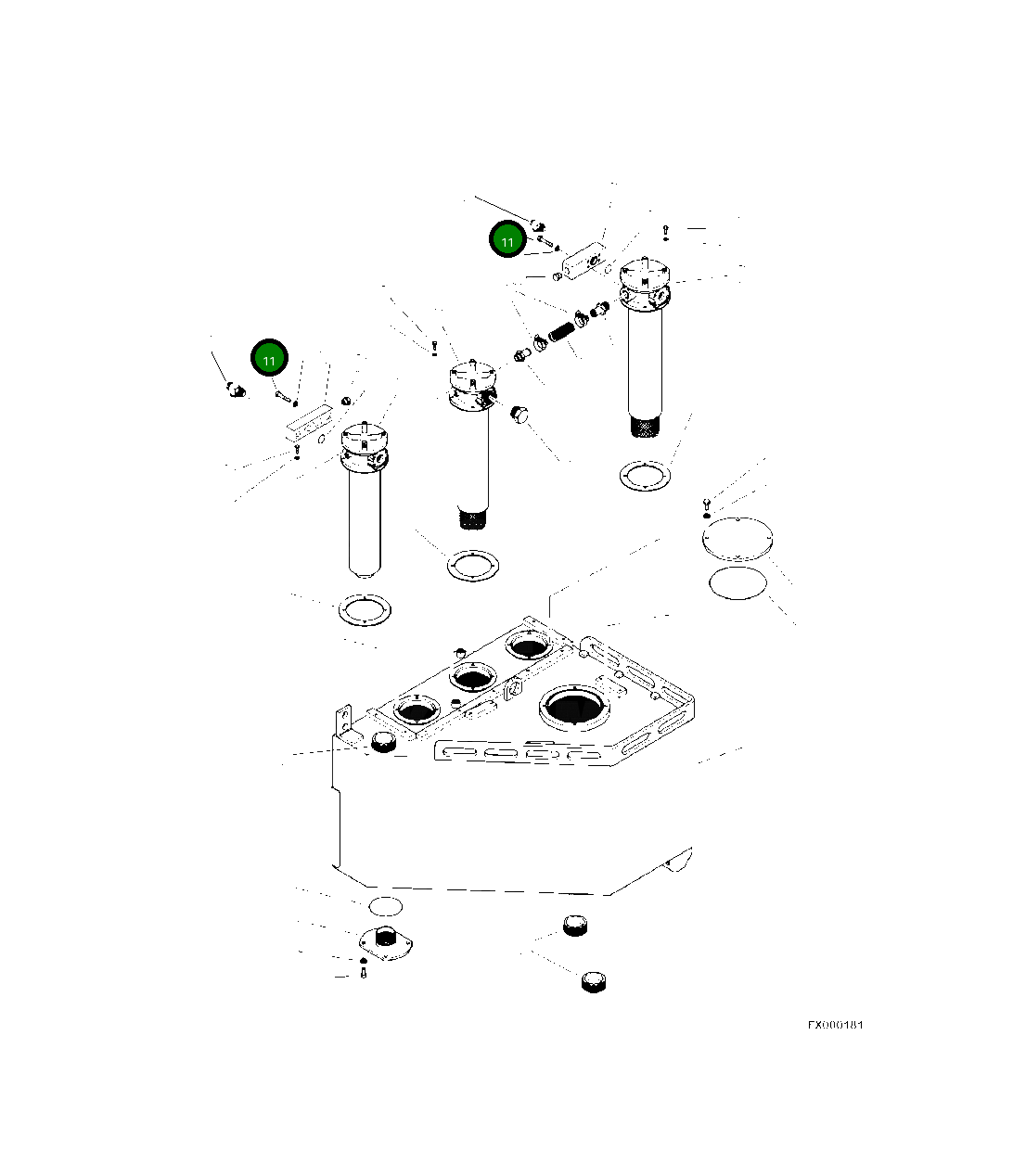 Болт 22888KF Komatsu