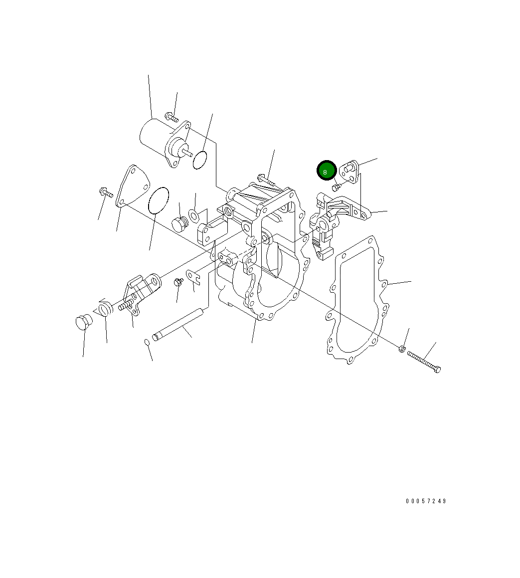 Болт YM26116-060102 Komatsu