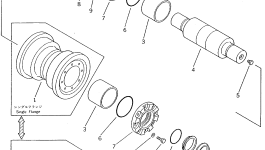 Кольцо 198-30-36280 Komatsu