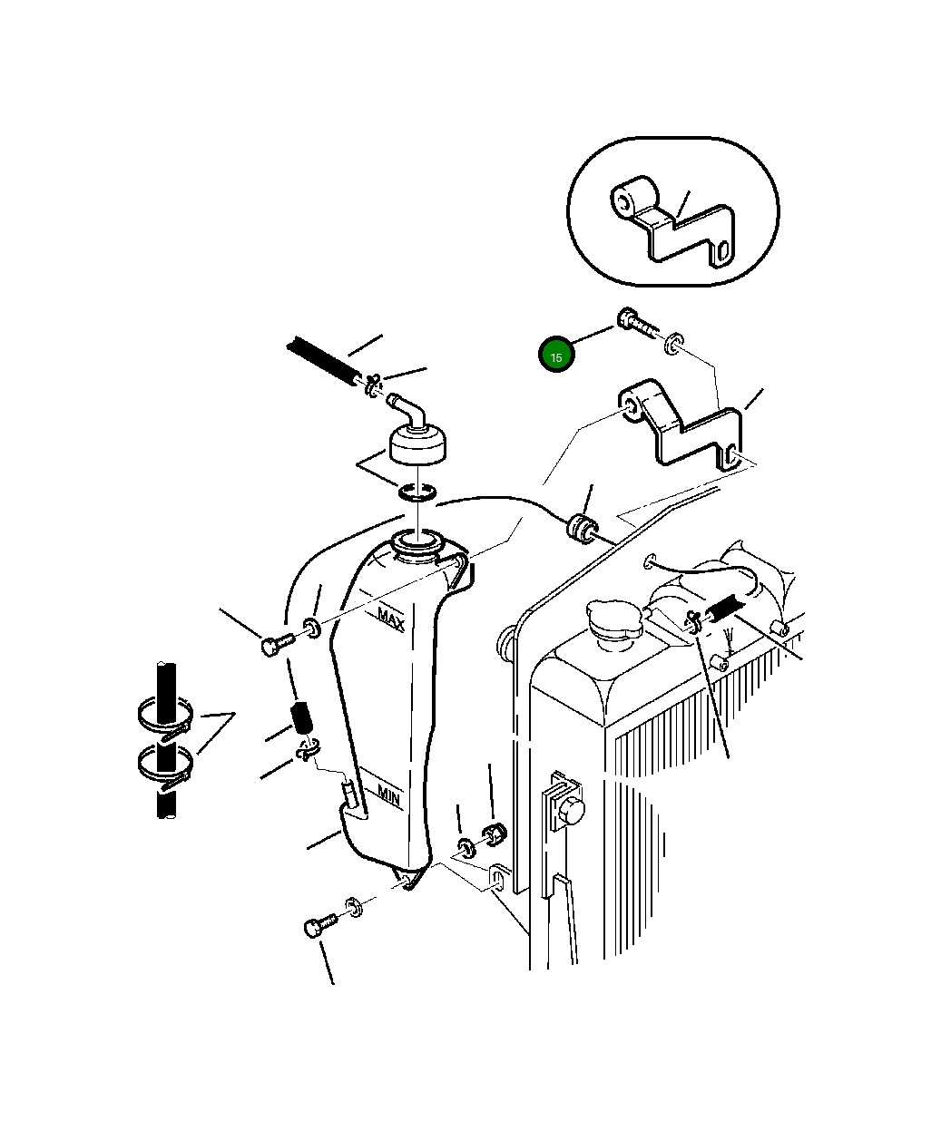 Болт 801015068 Komatsu