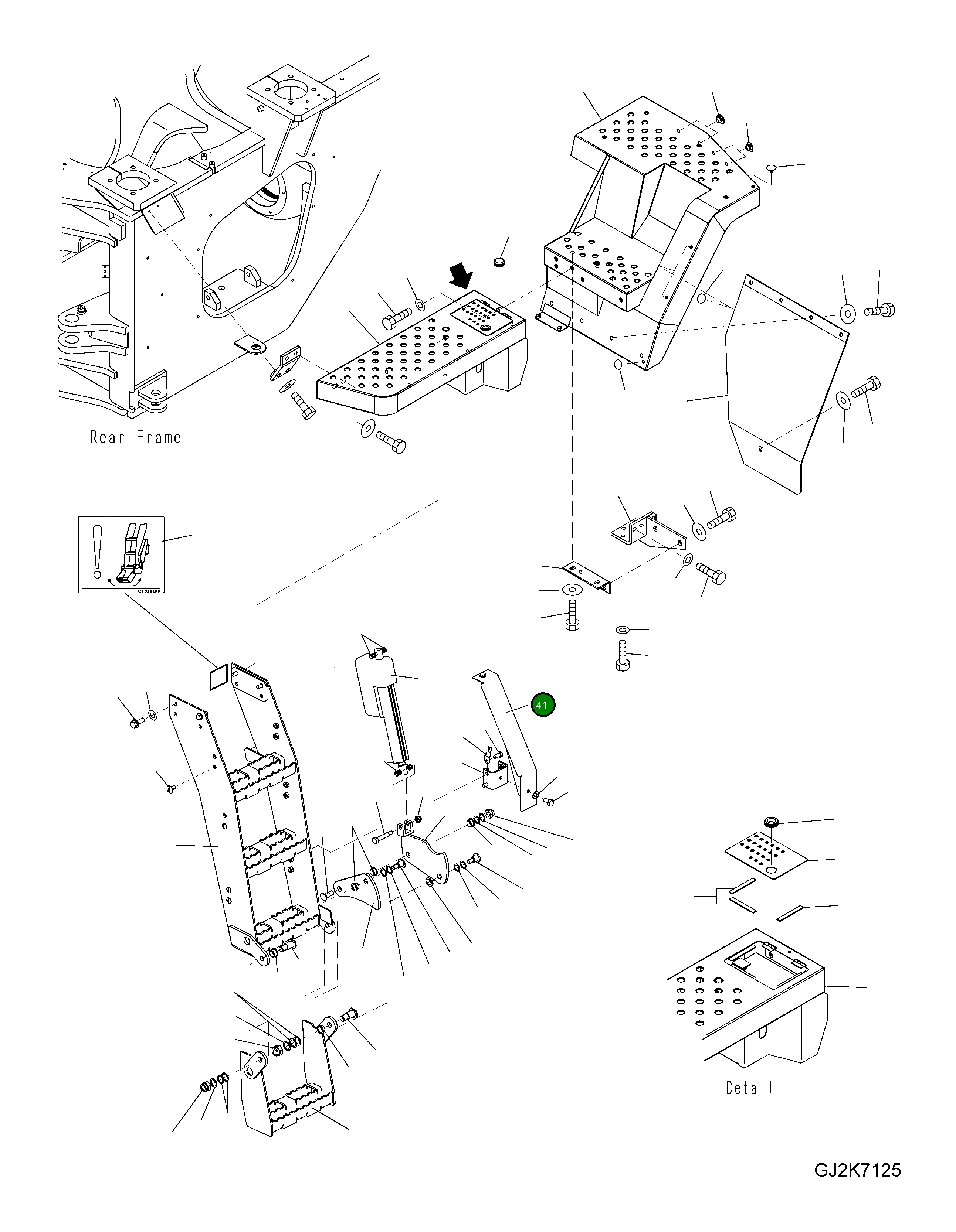 Крышка 423-54-H4C61 Komatsu