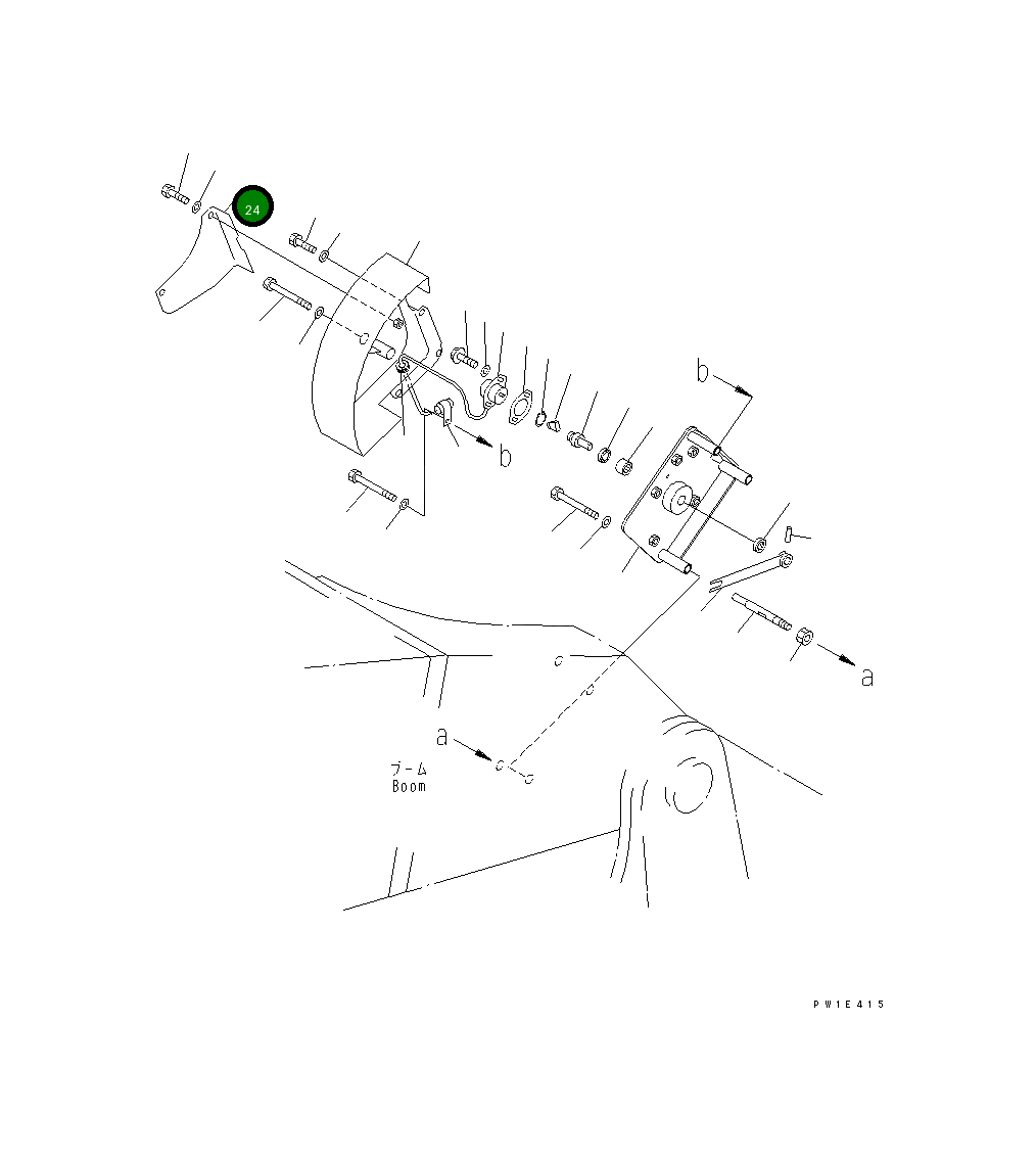 Крышка 21T-06-71410 Komatsu