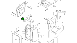 Крышка 104-54-44350 Komatsu
