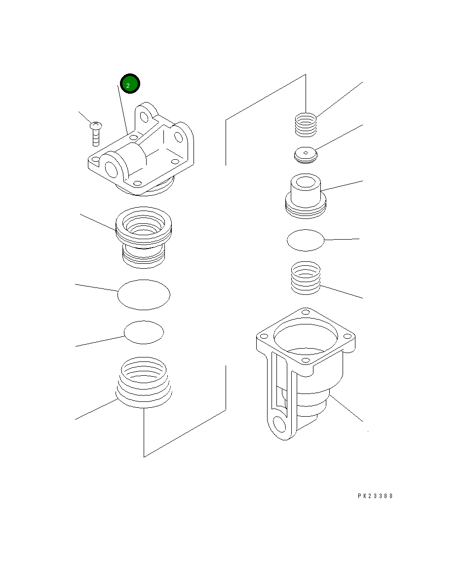 Крышка 569-88-63530  Komatsu