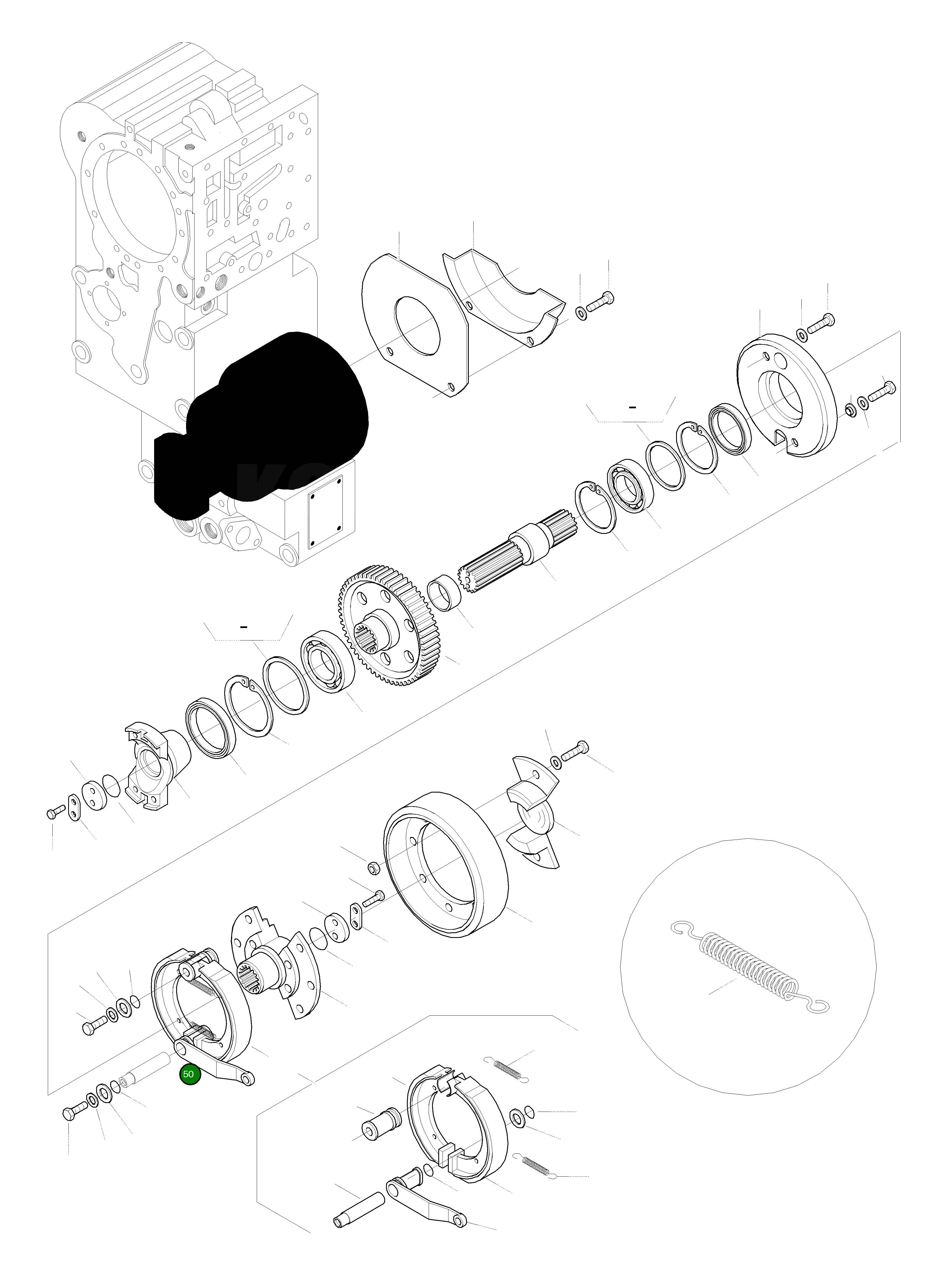 Кольцо уплотнительное (O-Ring) 42Y-15-H0S74 Komatsu
