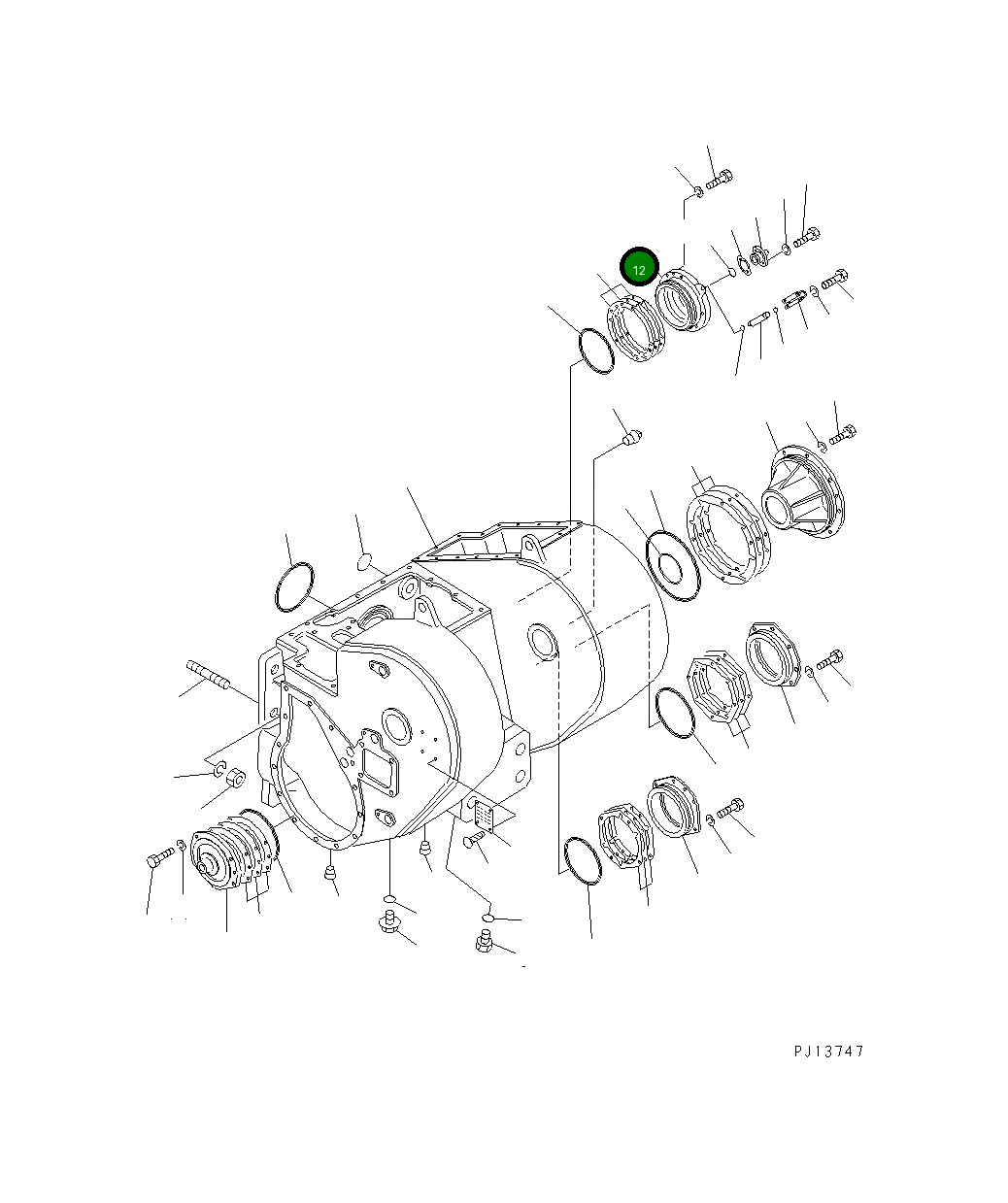 Крышка 175-916-2780 Komatsu
