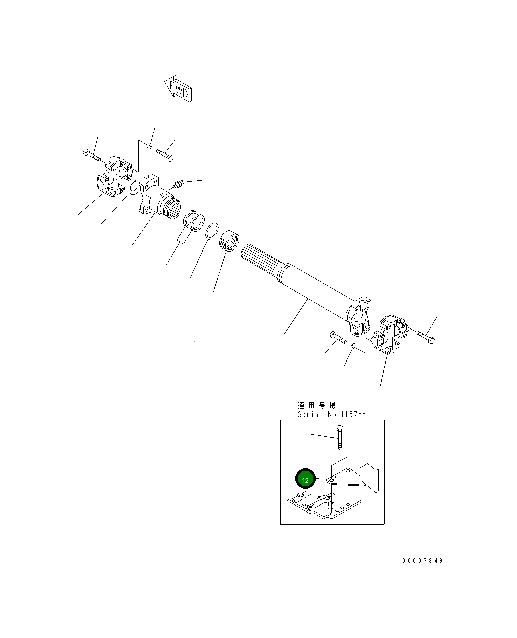 Крышка 134-960-6560 Komatsu