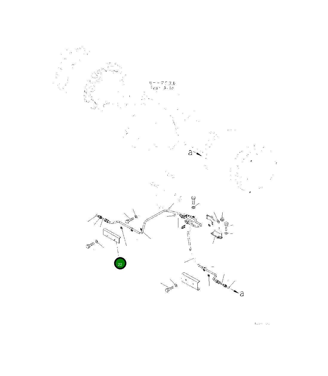 Крышка 425-43-37220  Komatsu