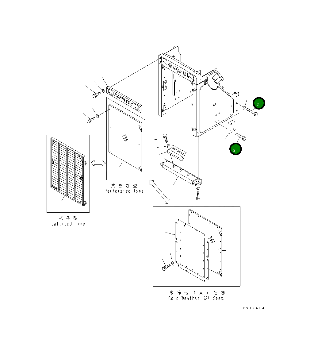 Болт 01019-32755 Komatsu
