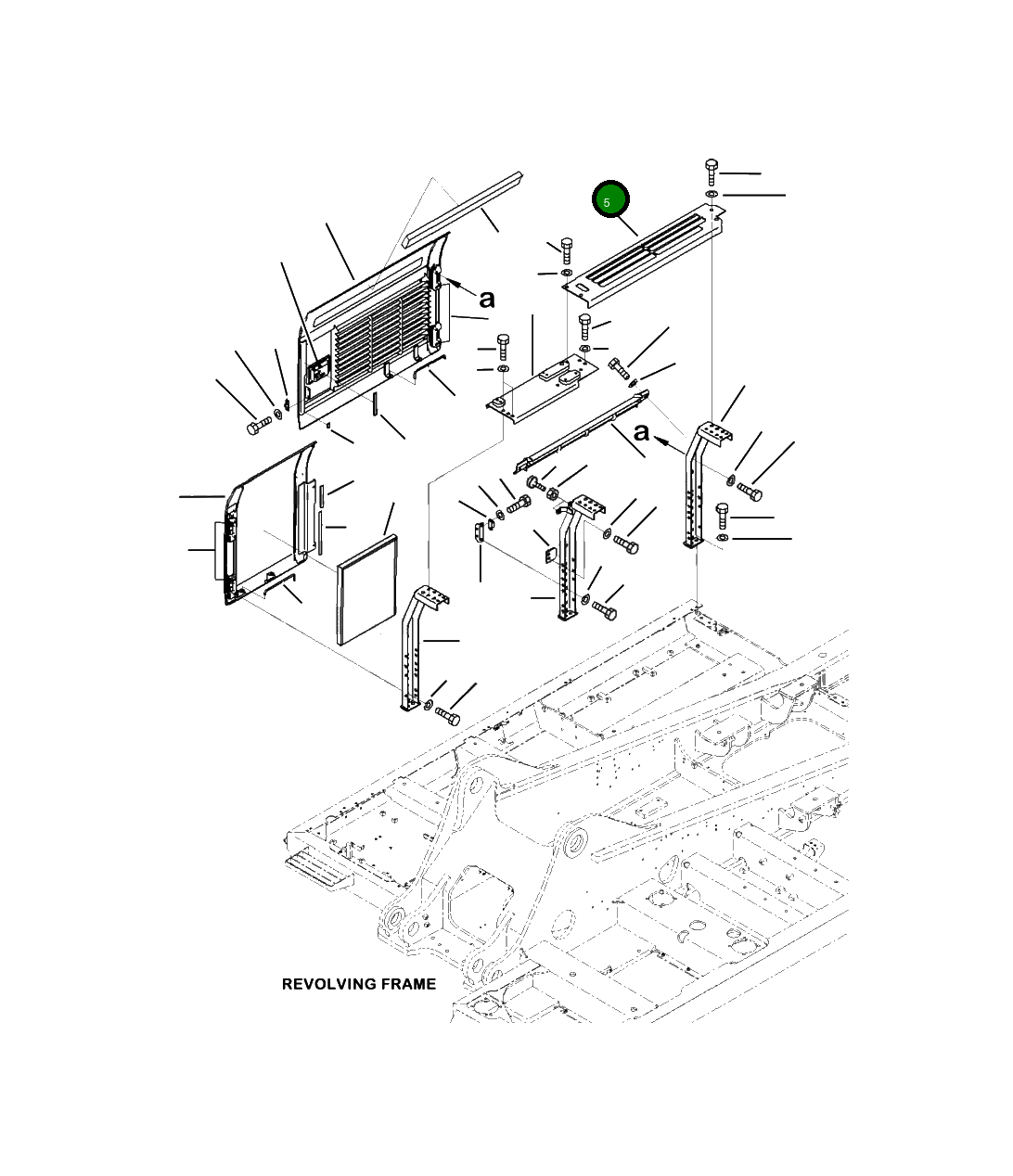 Крышка 207-54-41391 Komatsu