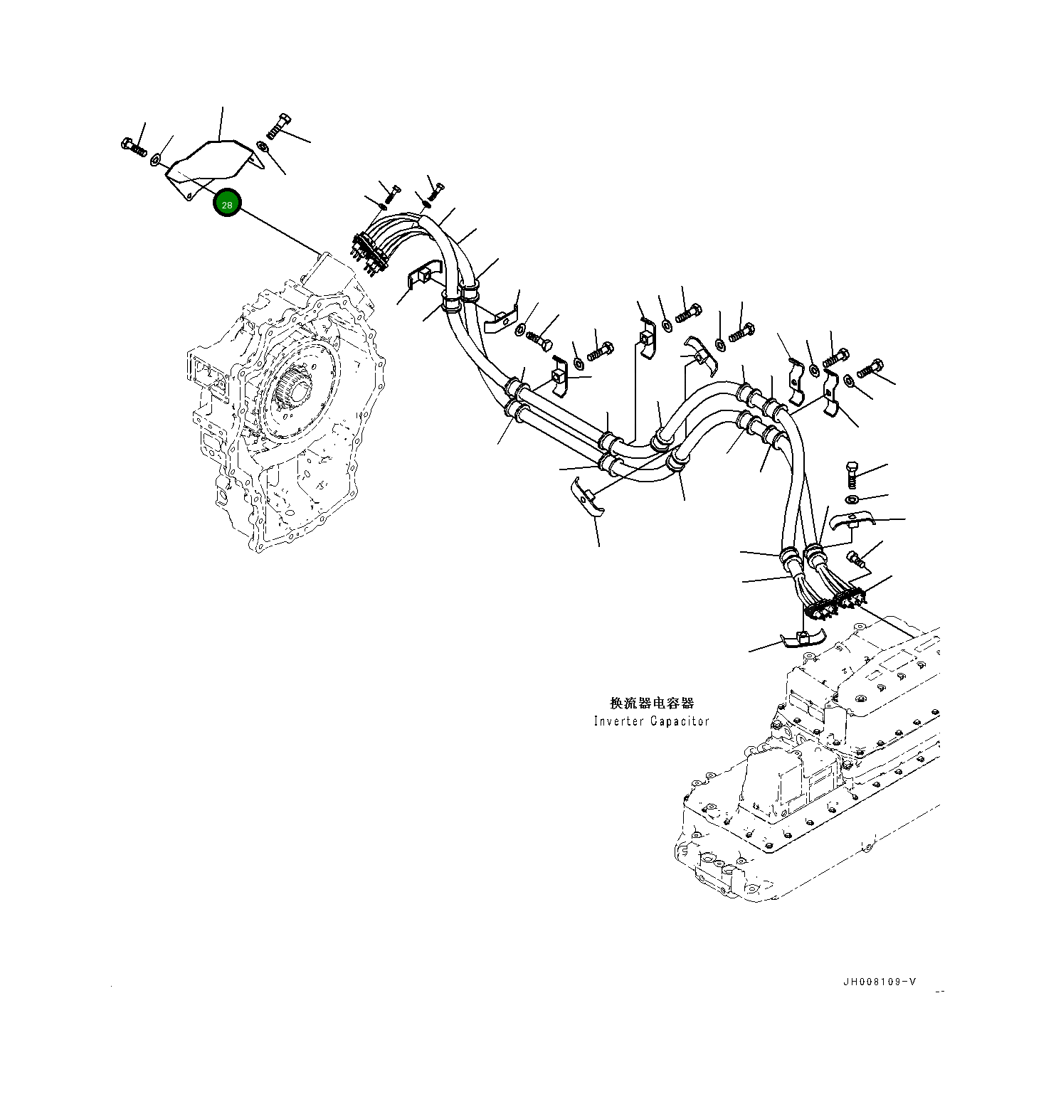 Крышка 205-54-37910 Komatsu