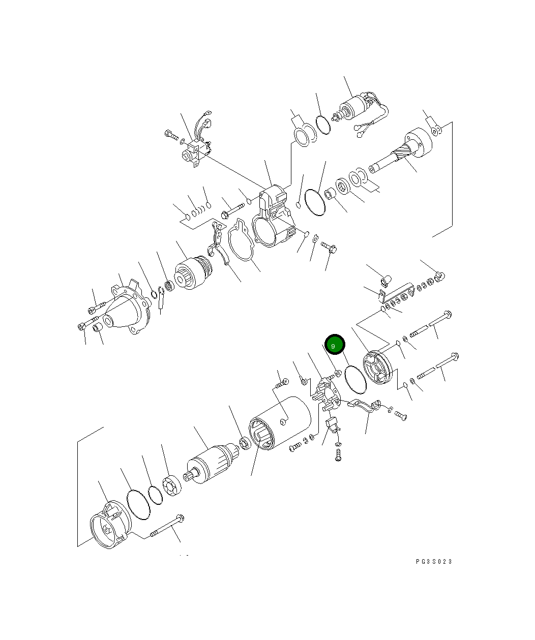 Кольцо уплотнительное (O-Ring) SD6414-03260 Komatsu