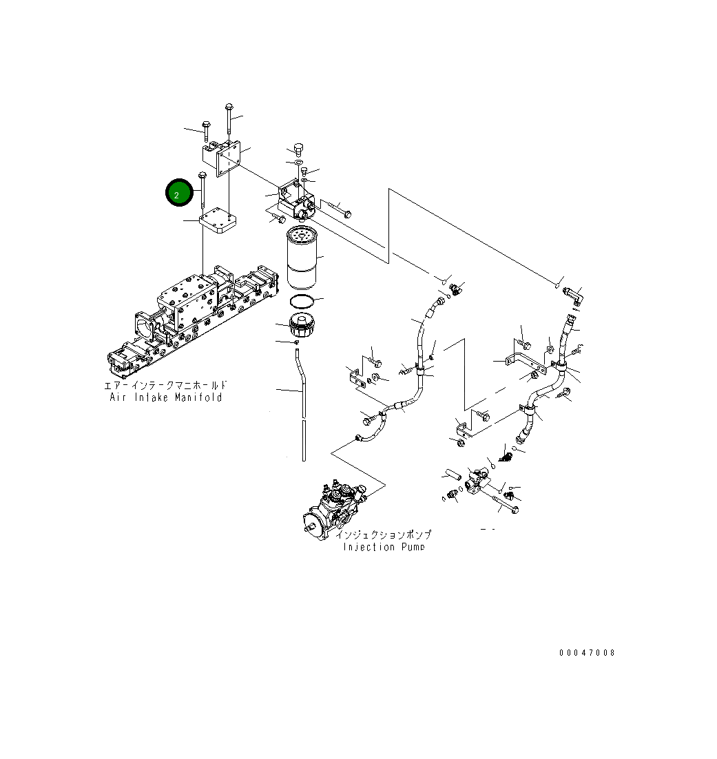 Болт 01436-01070 Komatsu