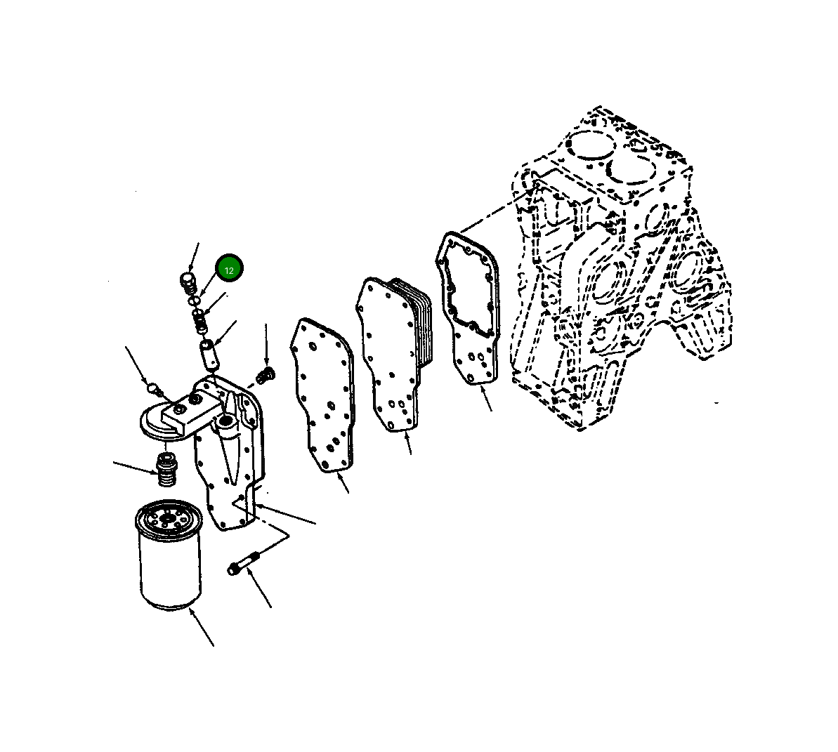 Кольцо уплотнительное (O-Ring) 1278 502 H1 Komatsu