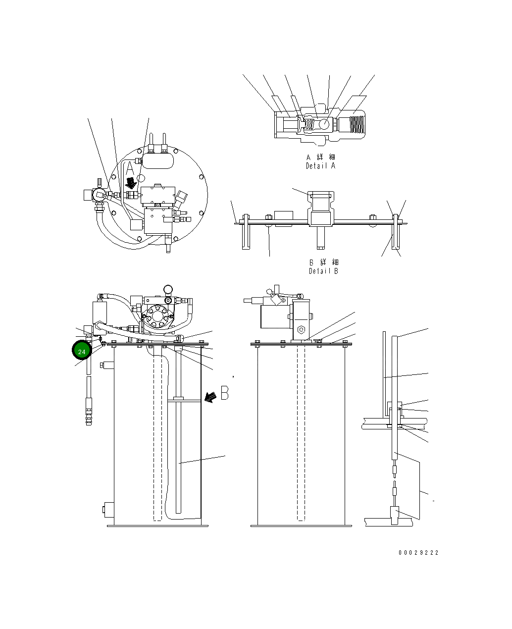 Болт LI50034 Komatsu