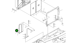 Крышка 209-54-78760 Komatsu
