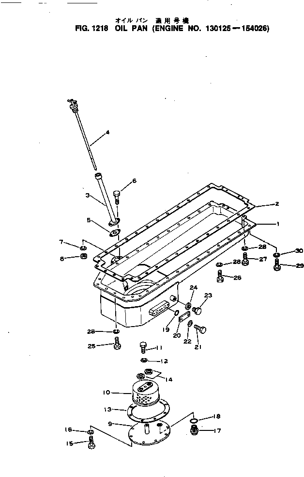 Болт 02030-30744 Komatsu