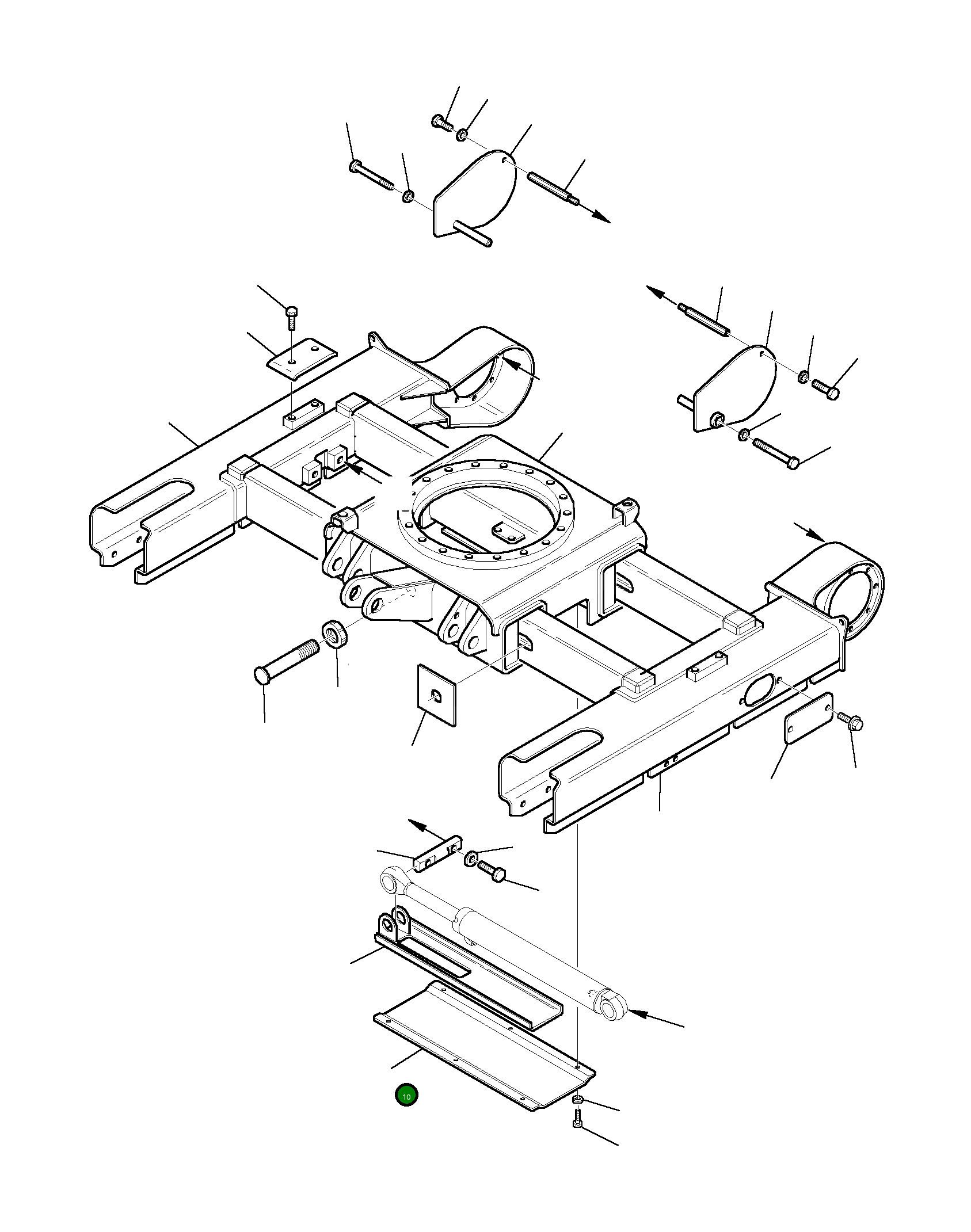 Крышка 3F0726310 Komatsu
