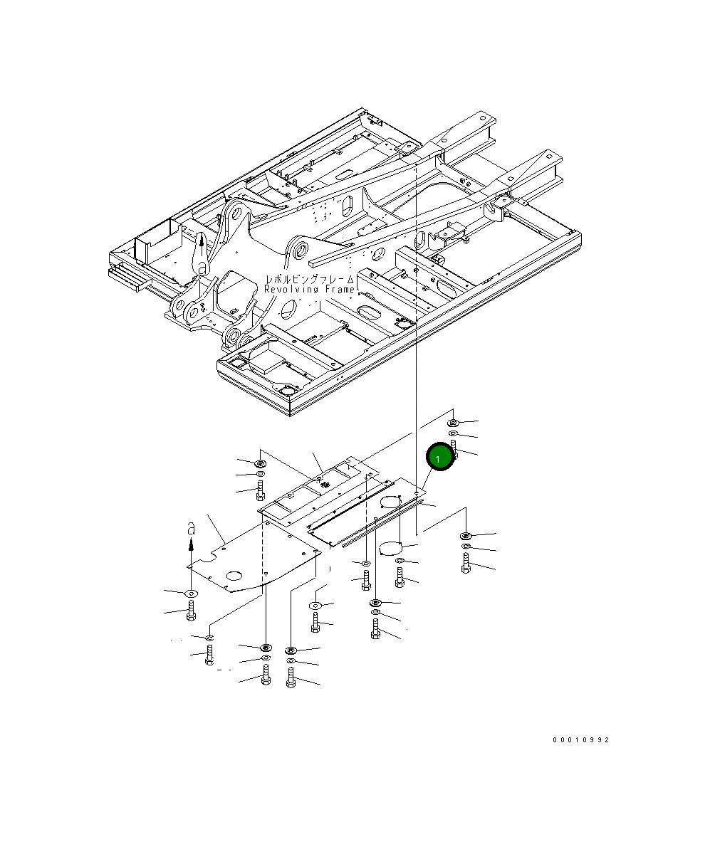 Крышка 208-54-72471 Komatsu