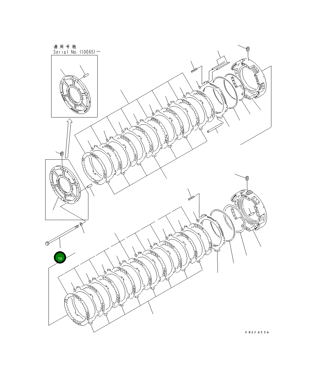 Болт 19M-15-11251 Komatsu