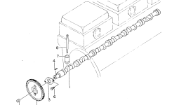 Шпонка 04000-01035 Komatsu