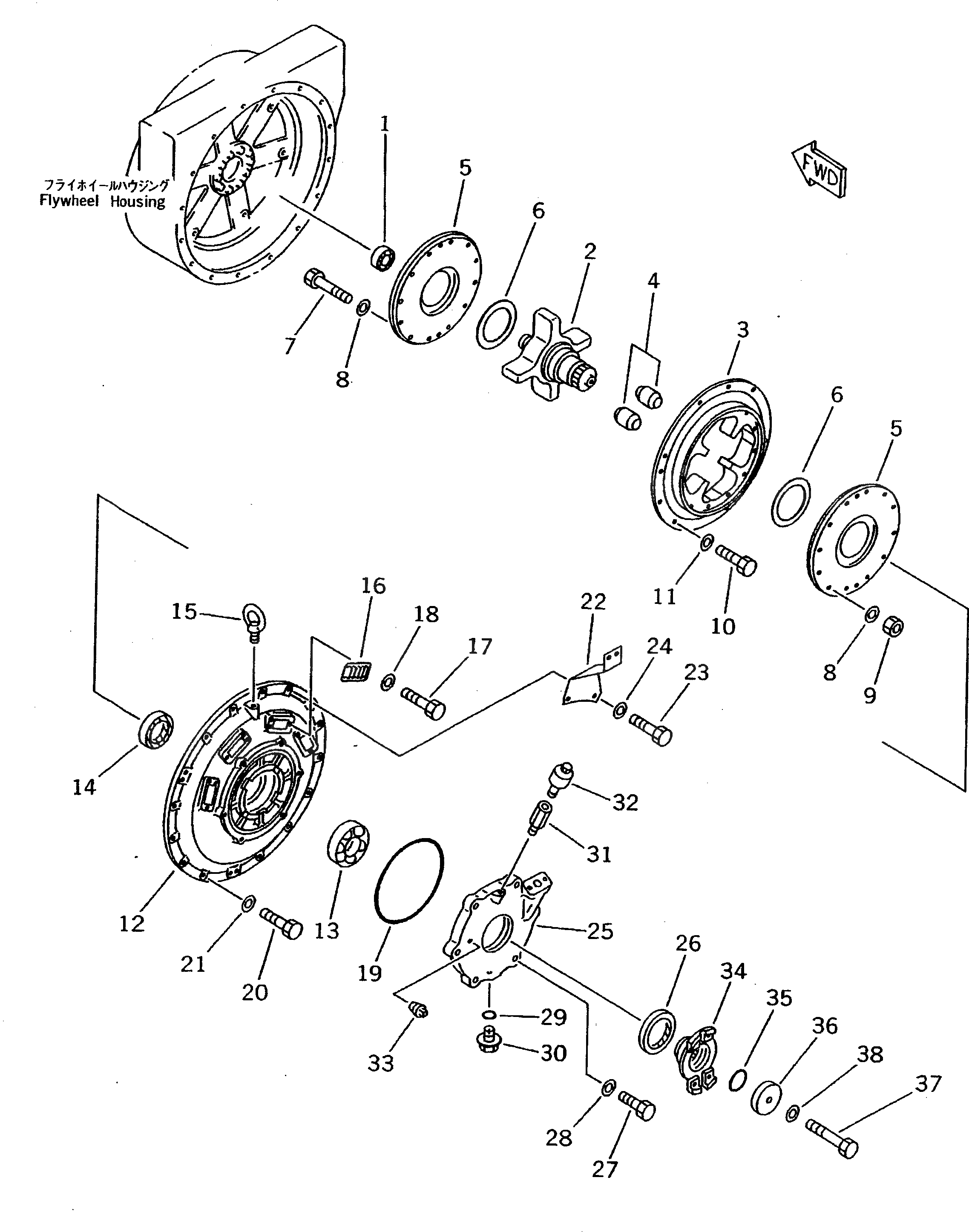 Болт 04530-11018 Komatsu