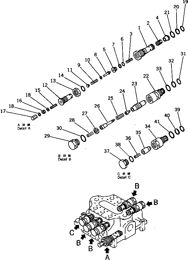 Болт 01011-52430 Komatsu