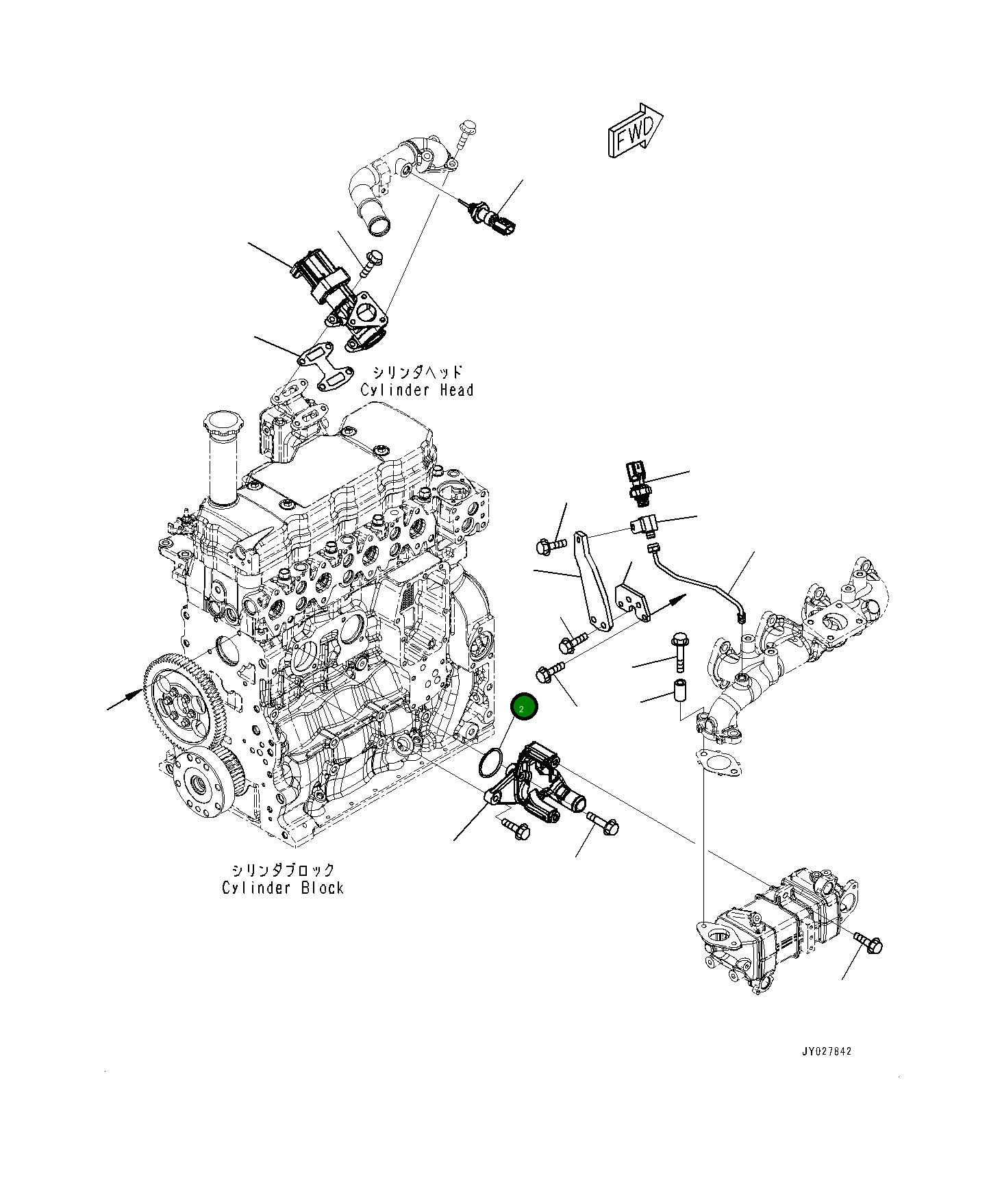 Кольцо уплотнительное (O-Ring) 6755-61-6130 Komatsu