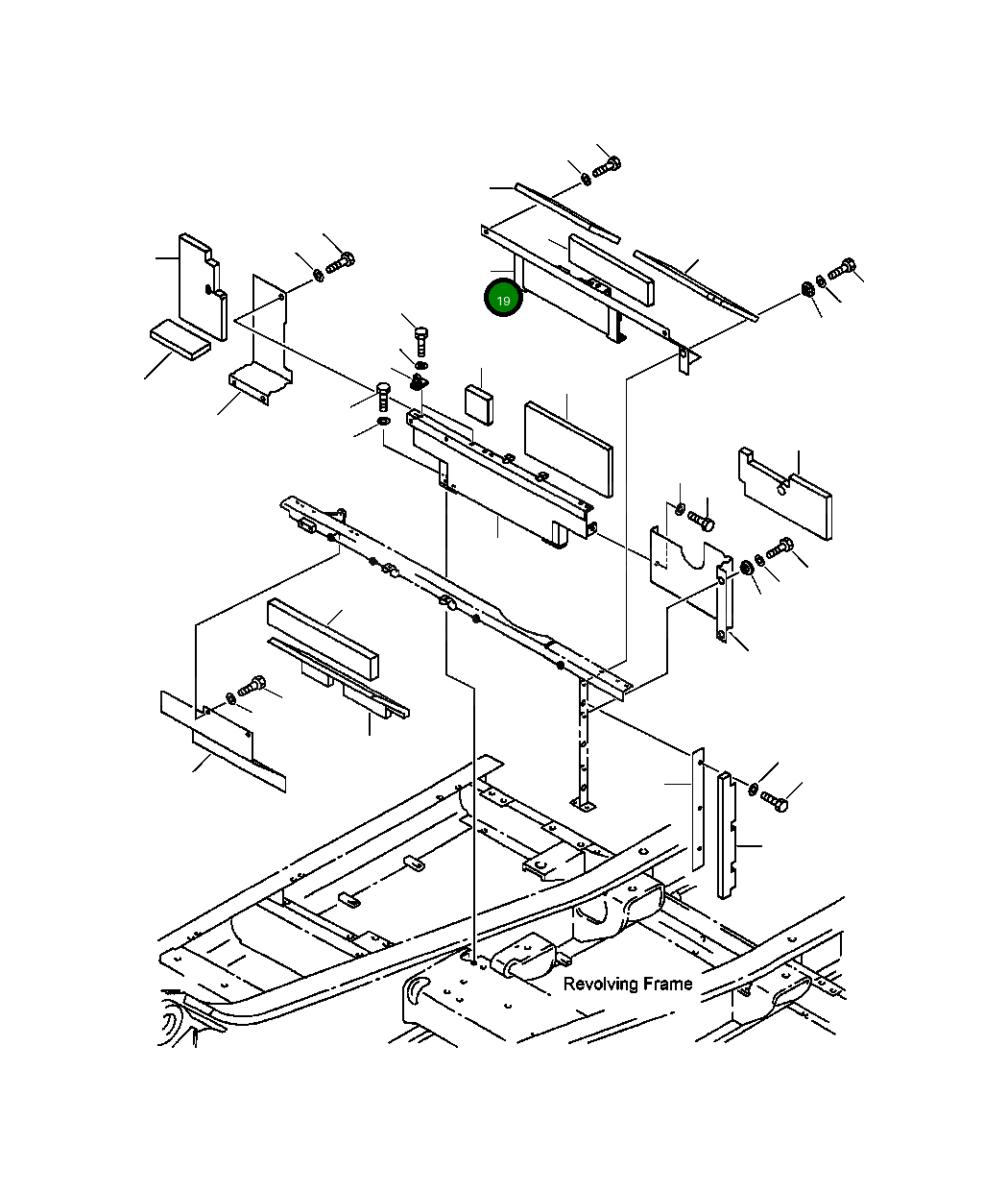 Крышка 207-54-68140 Komatsu