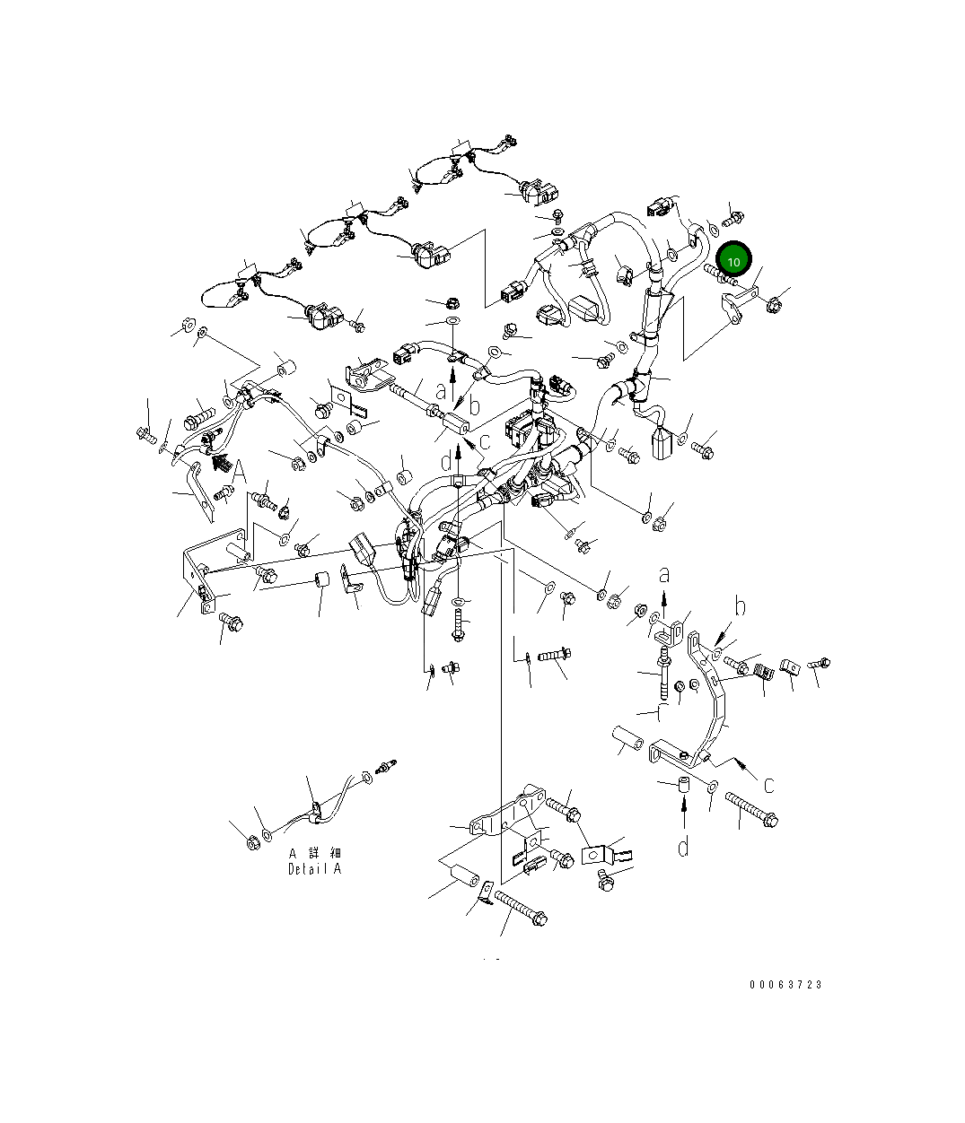 Болт 6745-81-9580 Komatsu