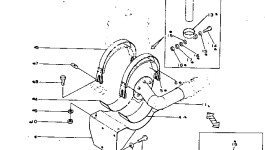 Кронштейн 232-801-1340 Komatsu
