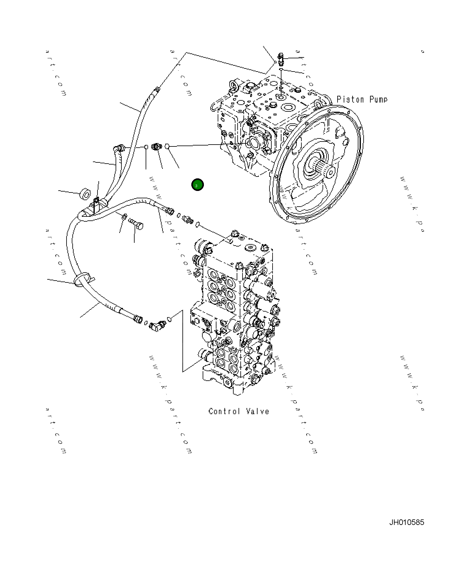Кольцо уплотнительное (O-Ring) 37B-09-88006 Komatsu