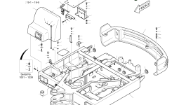 Крышка K1013222 Komatsu