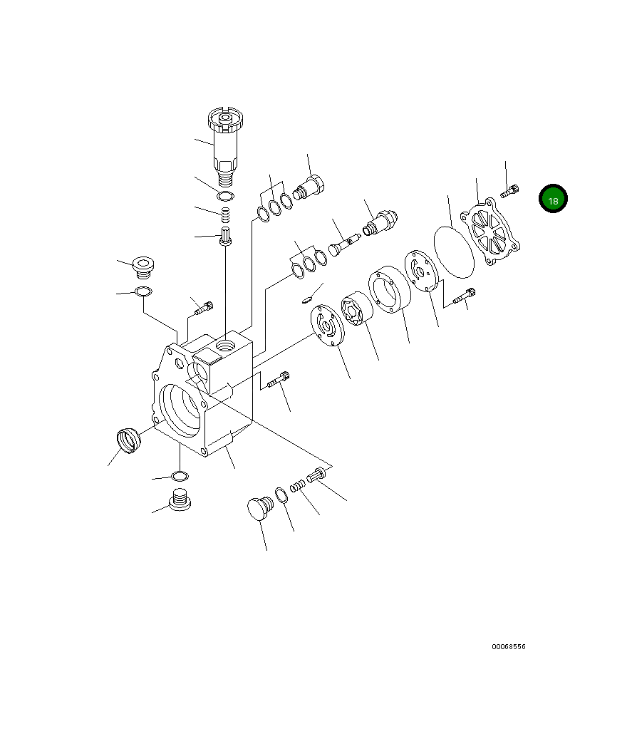 Болт ND949044-3320 Komatsu