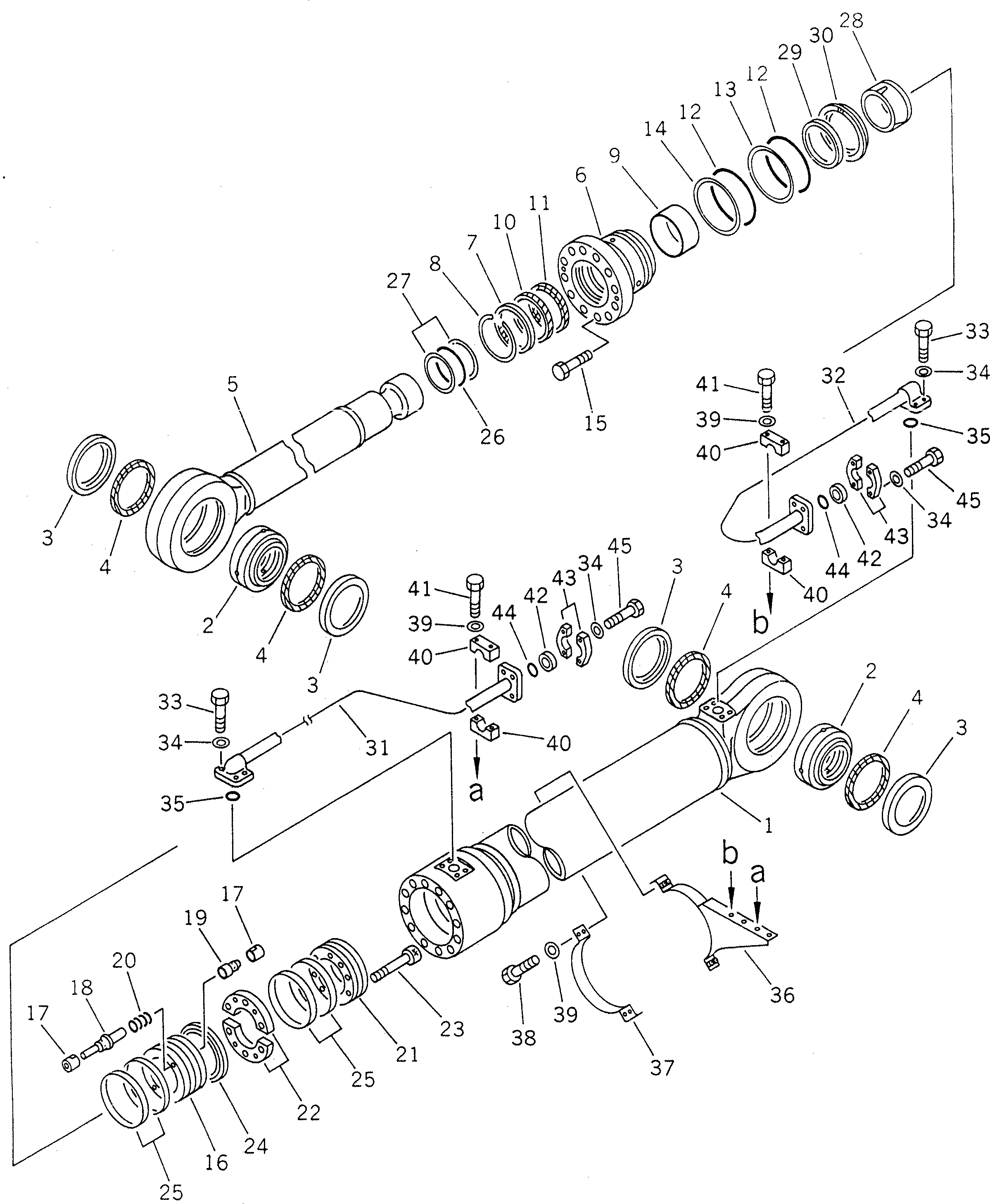 Болт 01253-31810  Komatsu