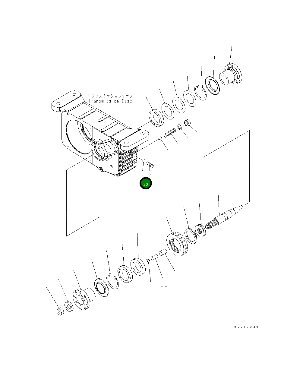 Кольцо уплотнительное (O-Ring) 20K-14-31840 Komatsu