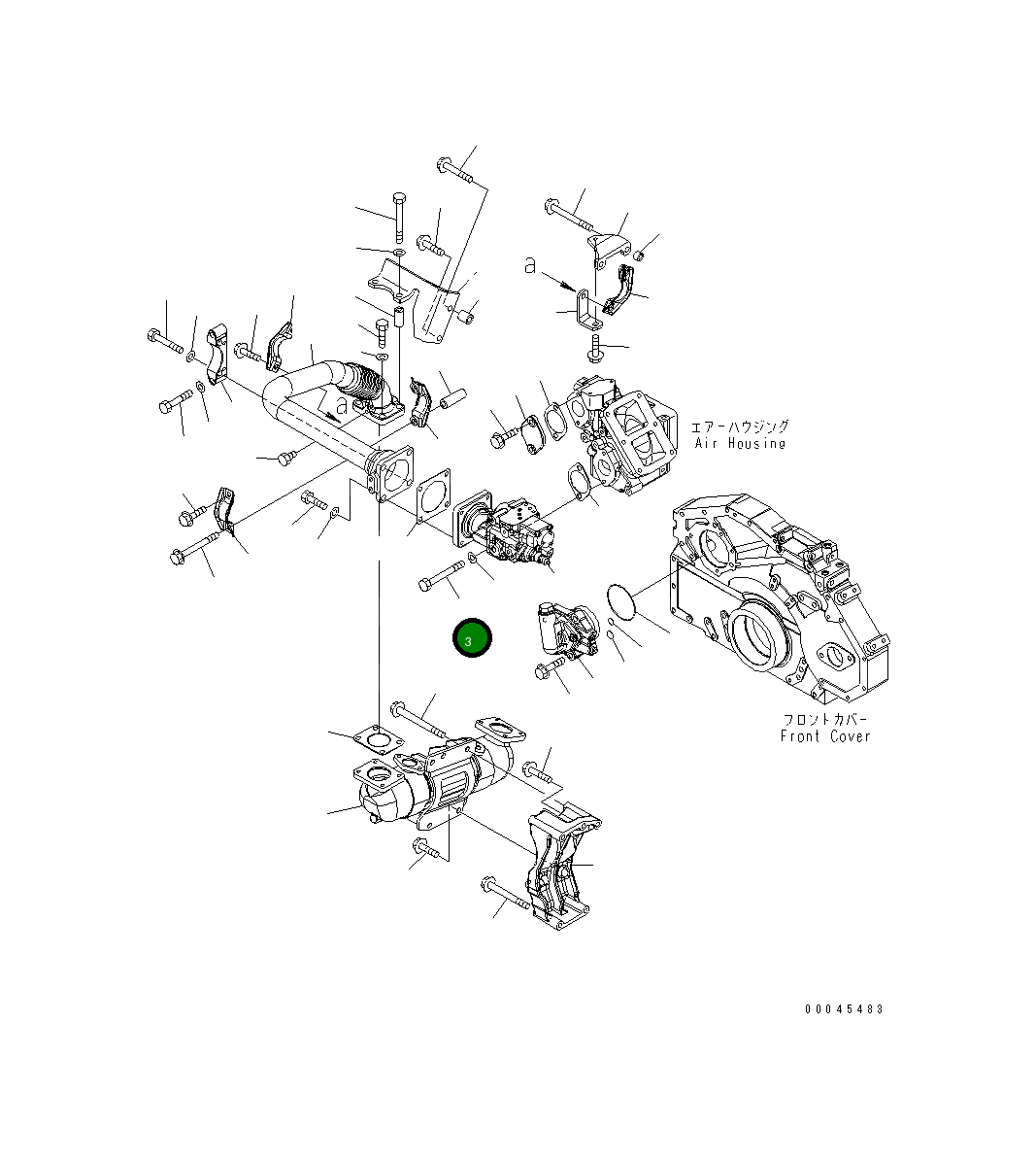 Болт 01011-E1005 Komatsu