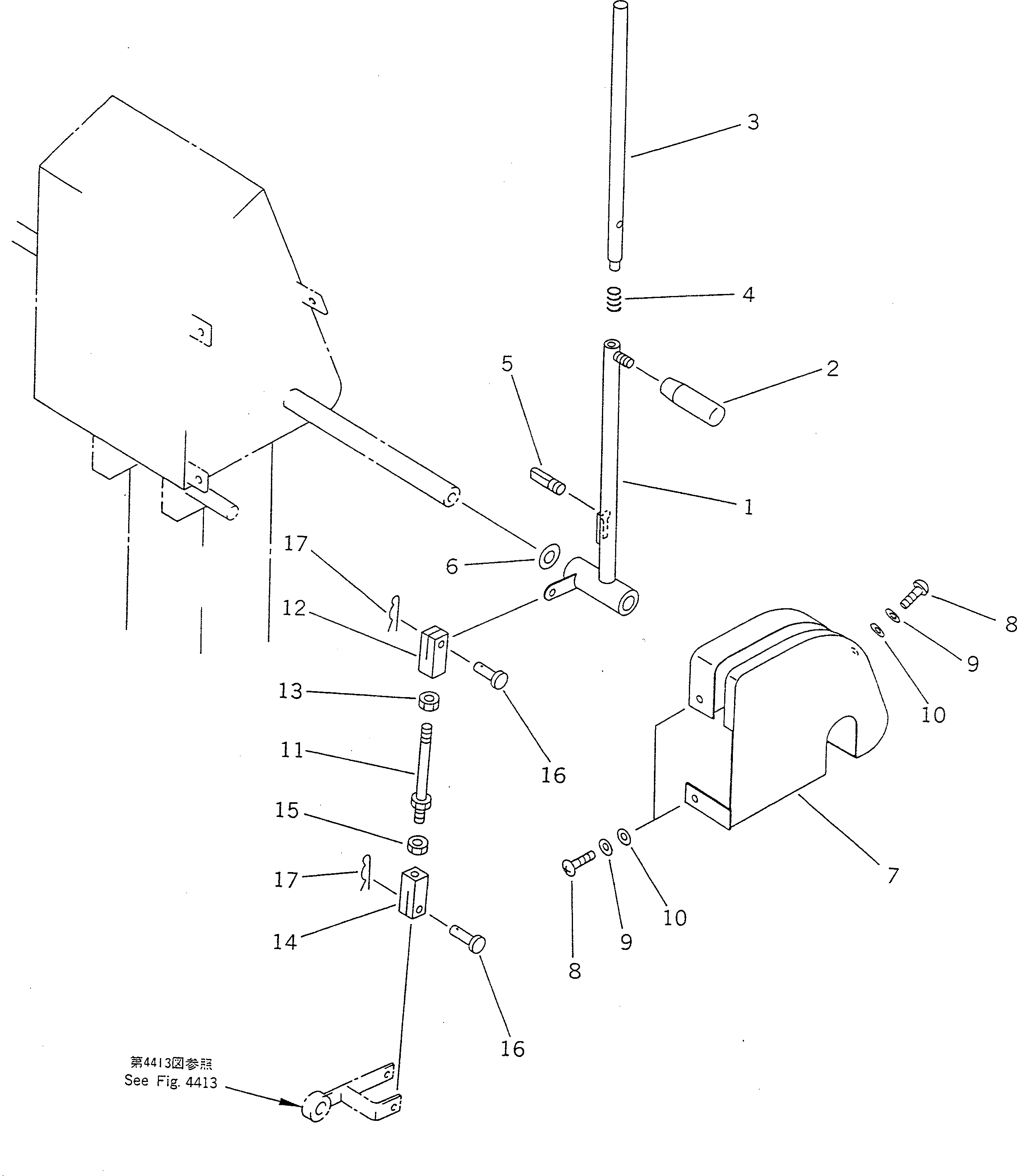 Болт 262-43-27230 Komatsu