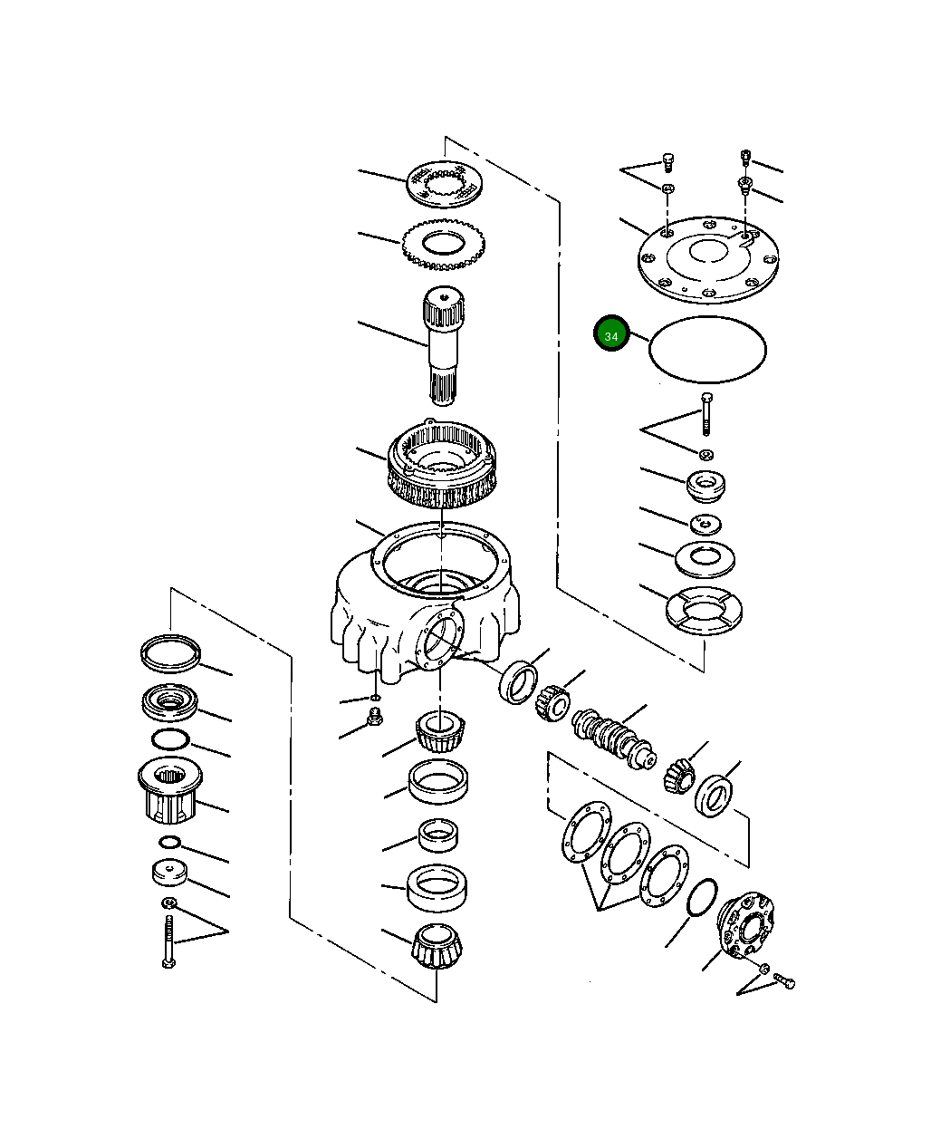 Кольцо уплотнительное (O-Ring) 27 929 R1 Komatsu