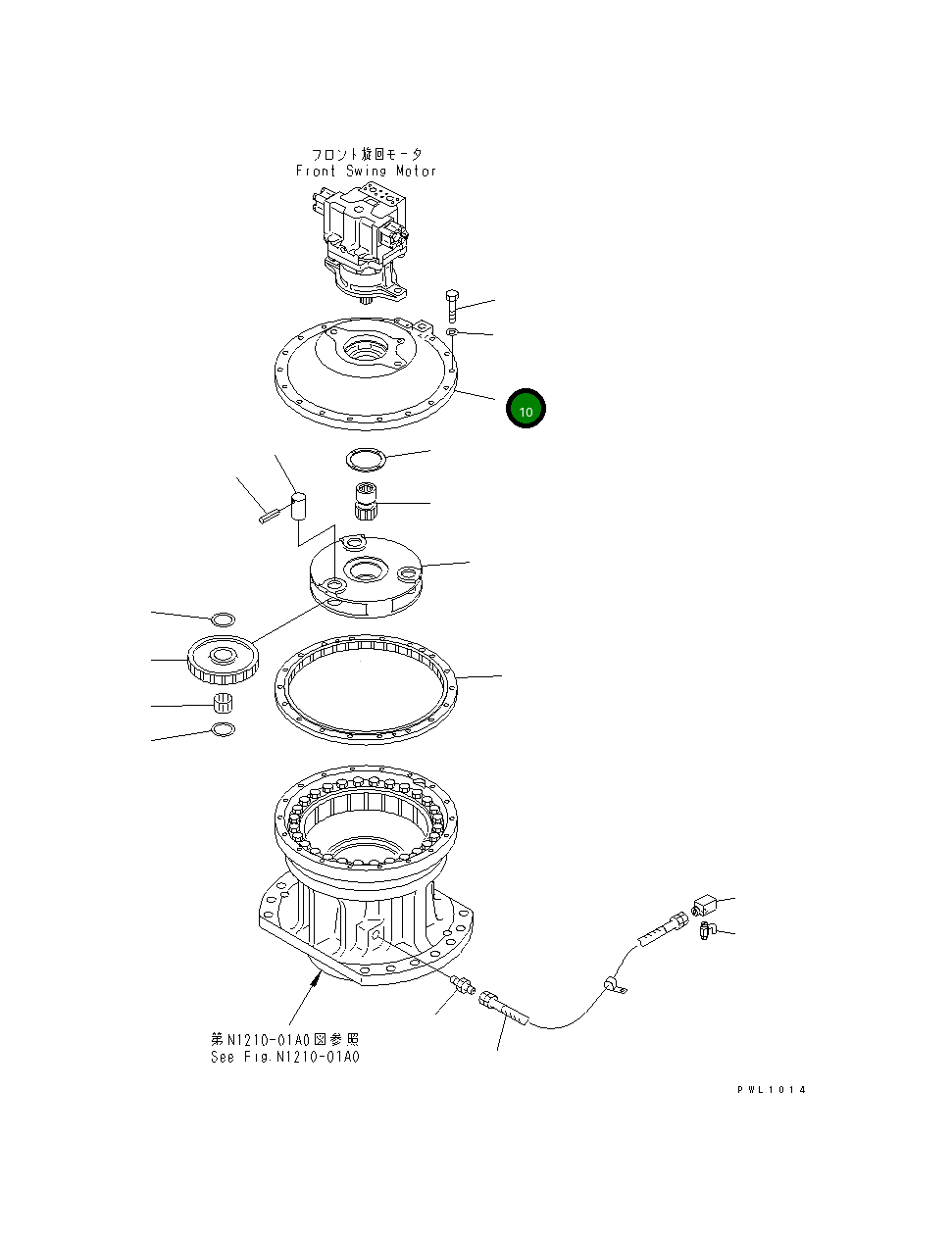 Крышка 209-26-71222 Komatsu