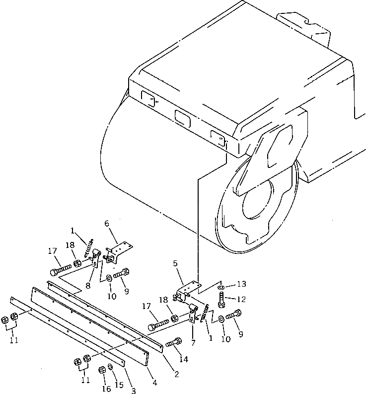 Болт 01016-30870 Komatsu