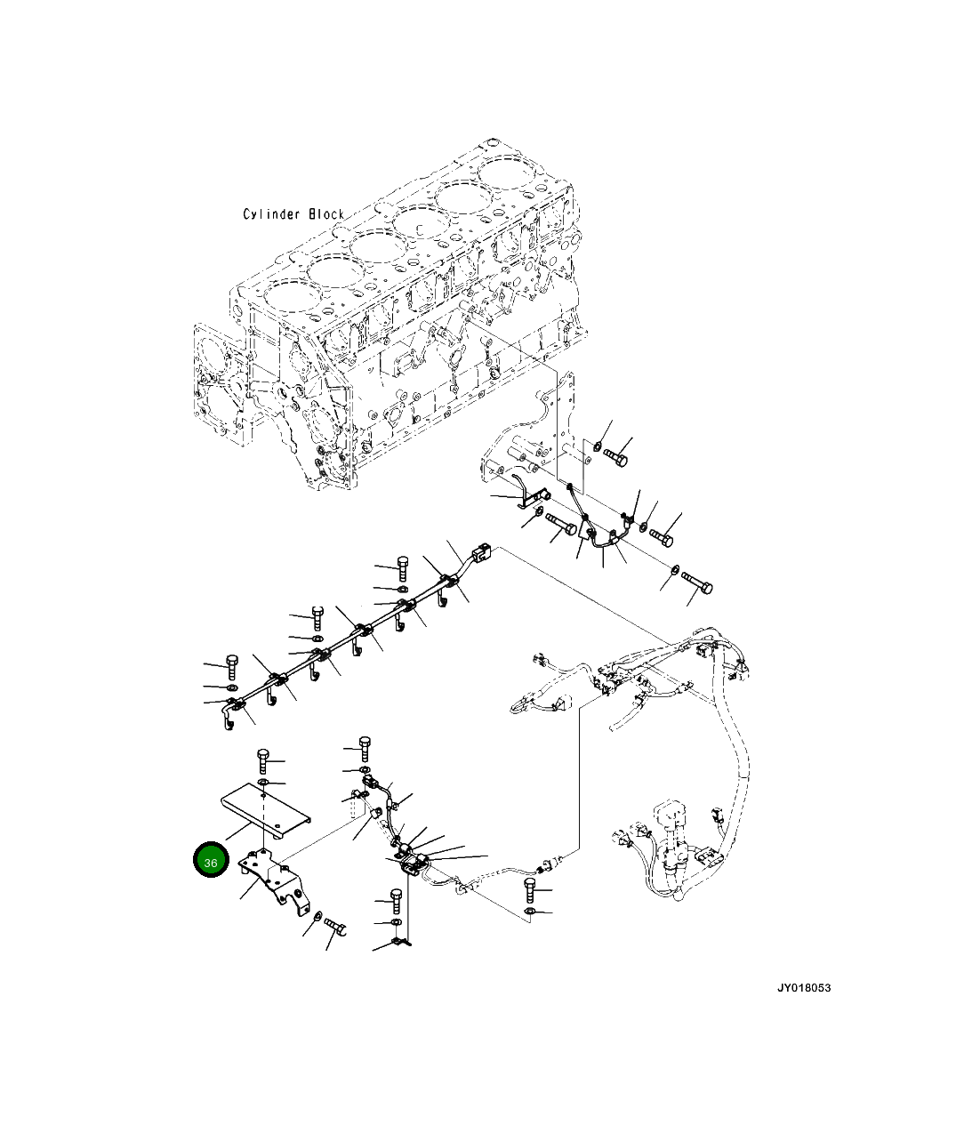 Крышка 6262-71-7560  Komatsu